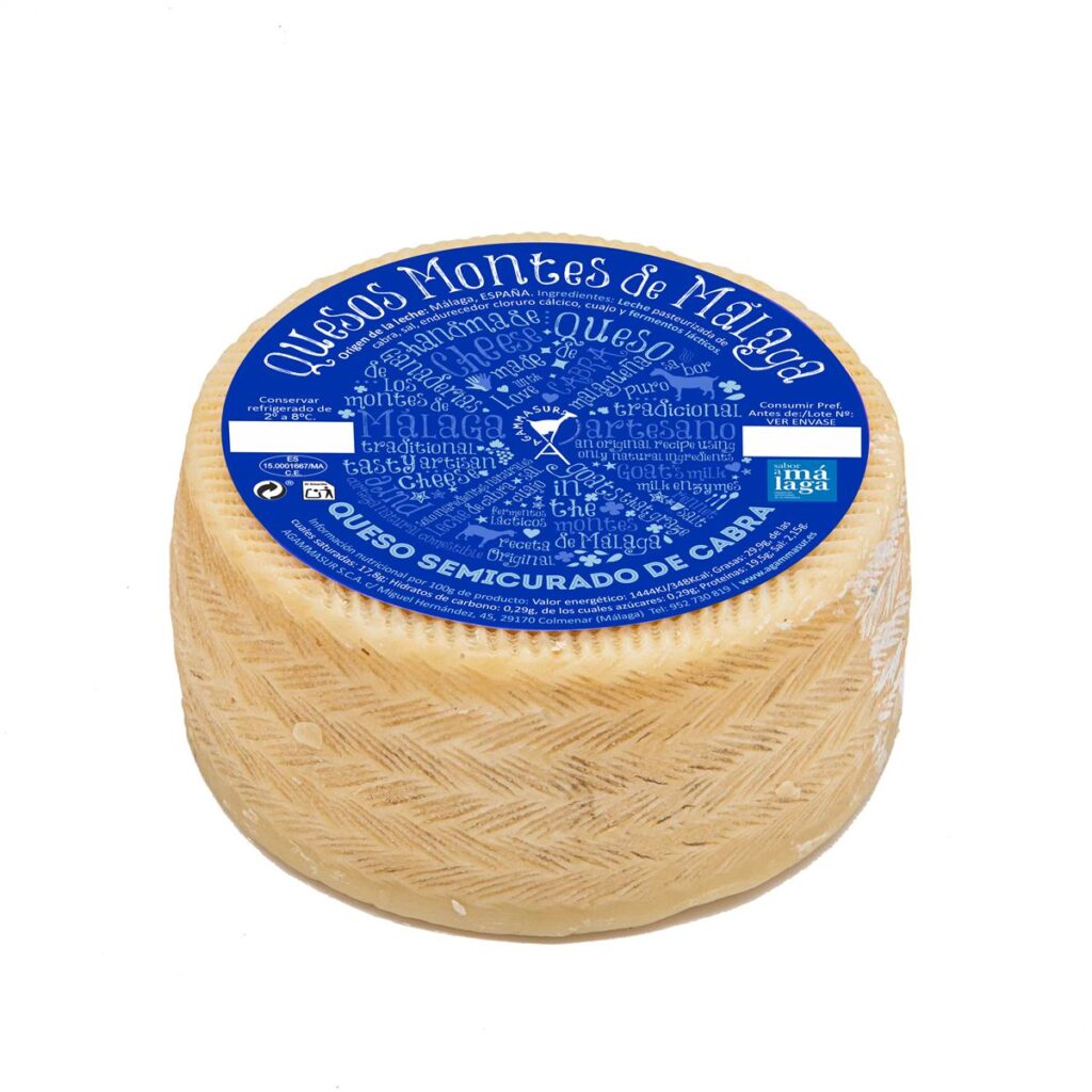 Queso semicurado de cabra Montes de Málaga 980 g aprox