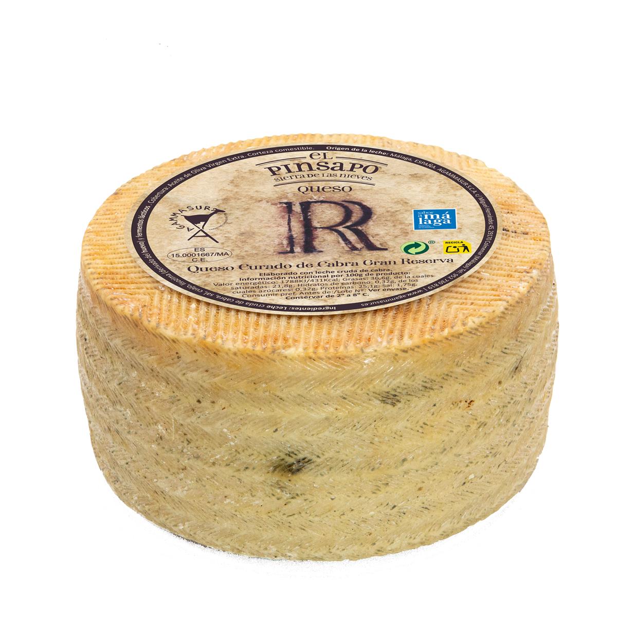 Queso de Cabra Gran Reserva El Pinsapo- Sierra de las Nieves 2600 g aprox