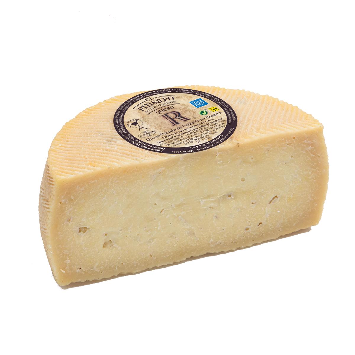 Medio Queso de Cabra Gran Reserva El Pinsapo- Sierra de las Nieves 1300 g aprox