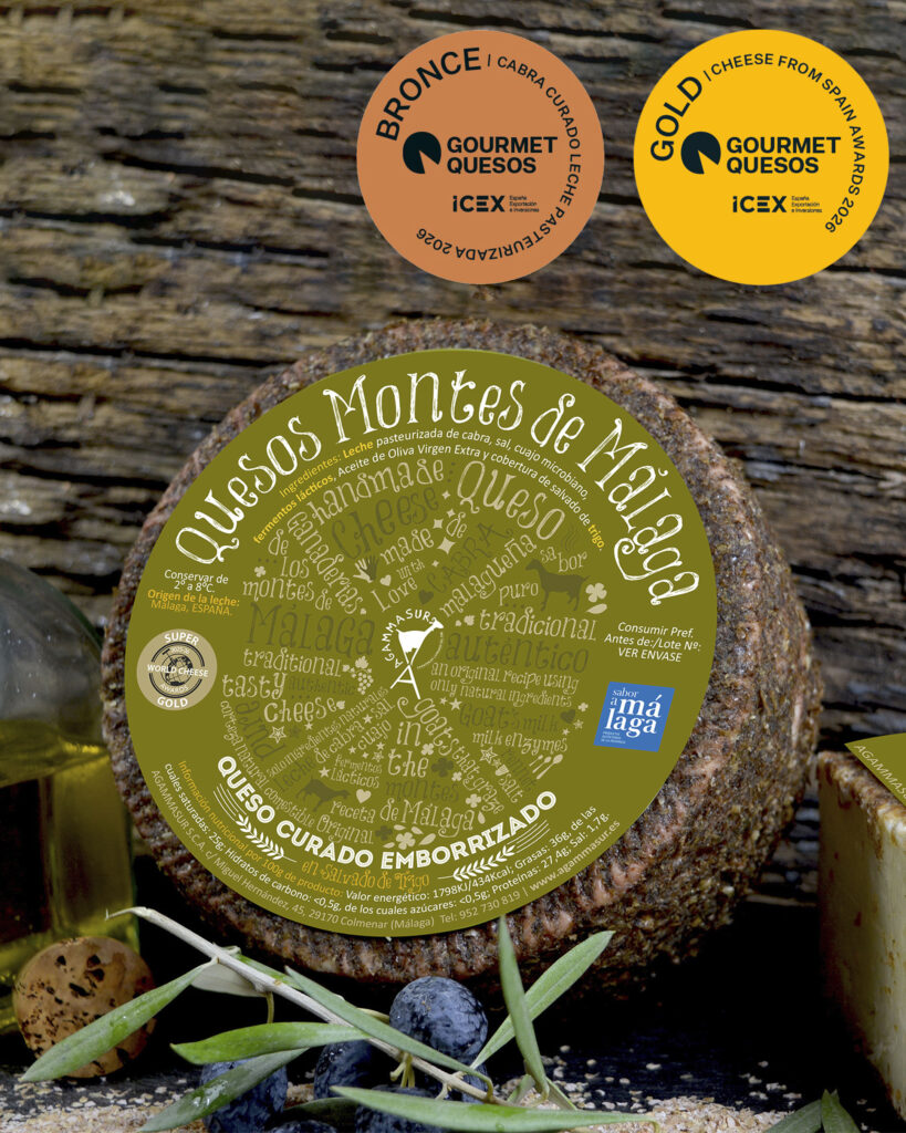 Quesos Montes de Málaga triunfa en Salón Gourmets 2026 con nuevos premios nacionales e internacionales